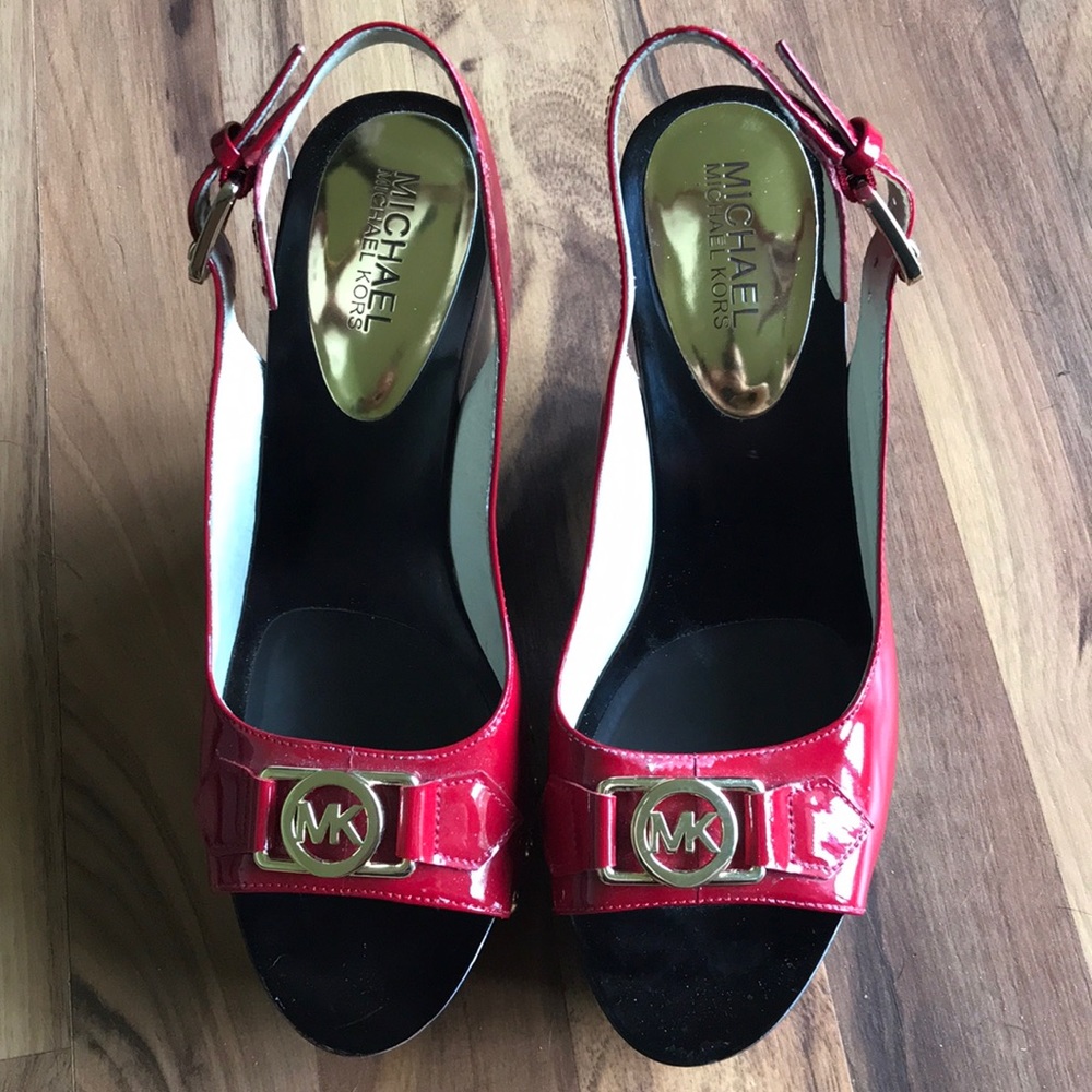 Michael Kors wedges.
